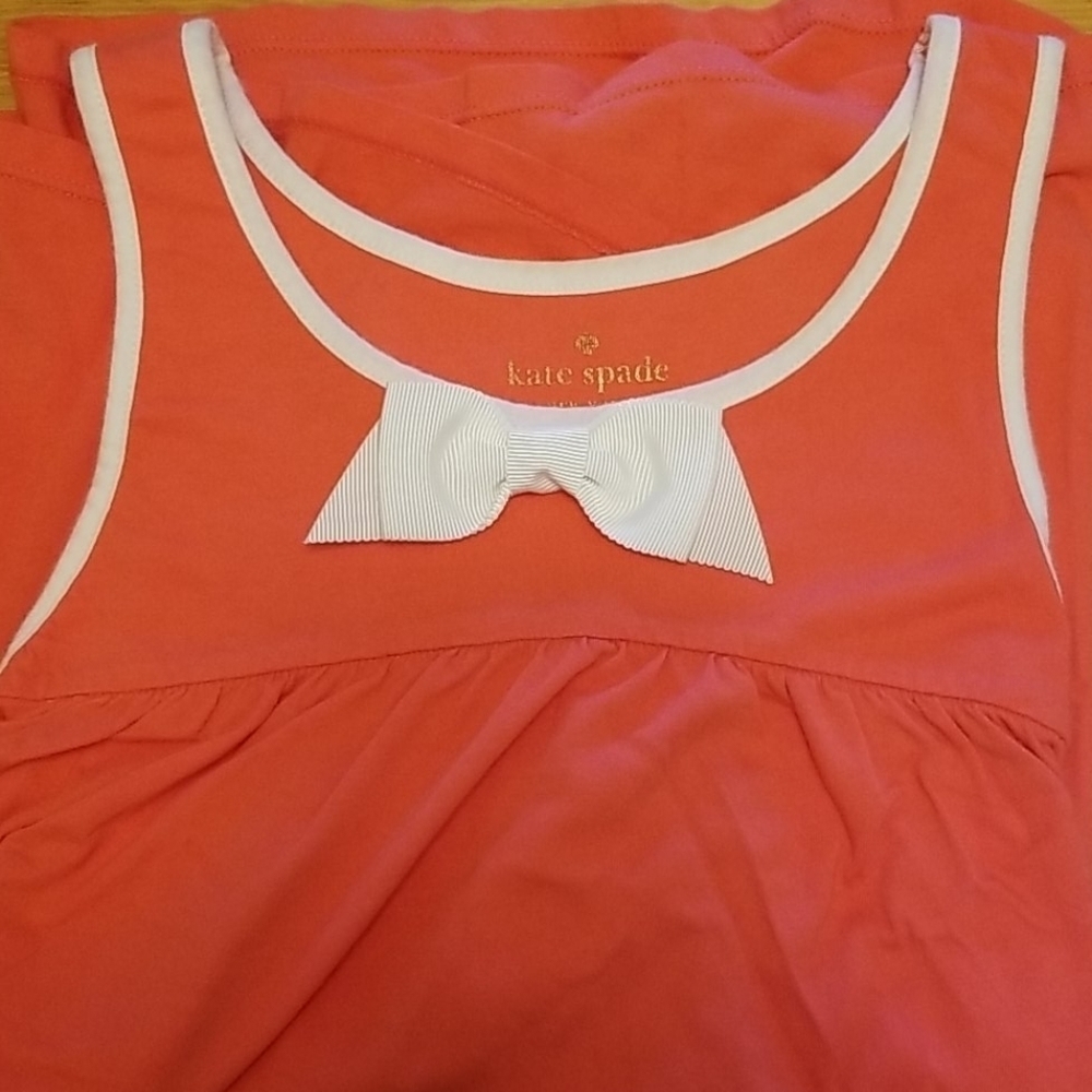 Kate Spade Front Bow Pajama Tank Top - Picture 6 of 6